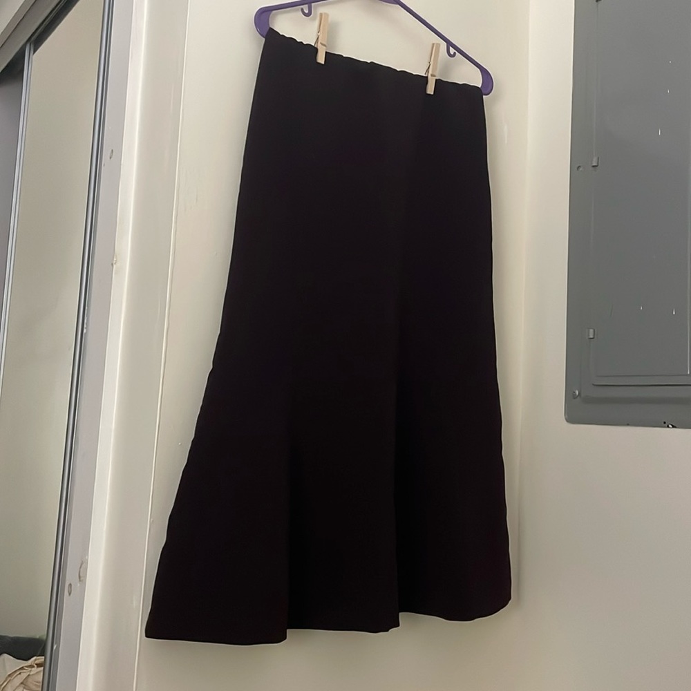 Bernard Couture Plum Purple midi skirt